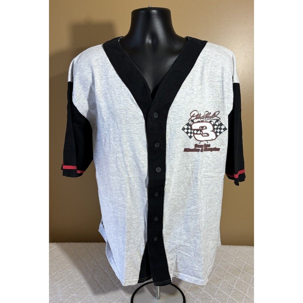 Vtg Dale Earnhardt 1995 7 Time Winston Cup Champion 2 Sided USA Made Shirt XL